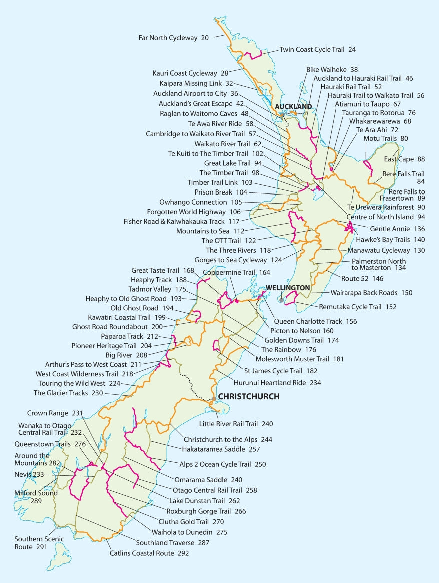Classic New Zealand Cycle Trails - 6th Edition