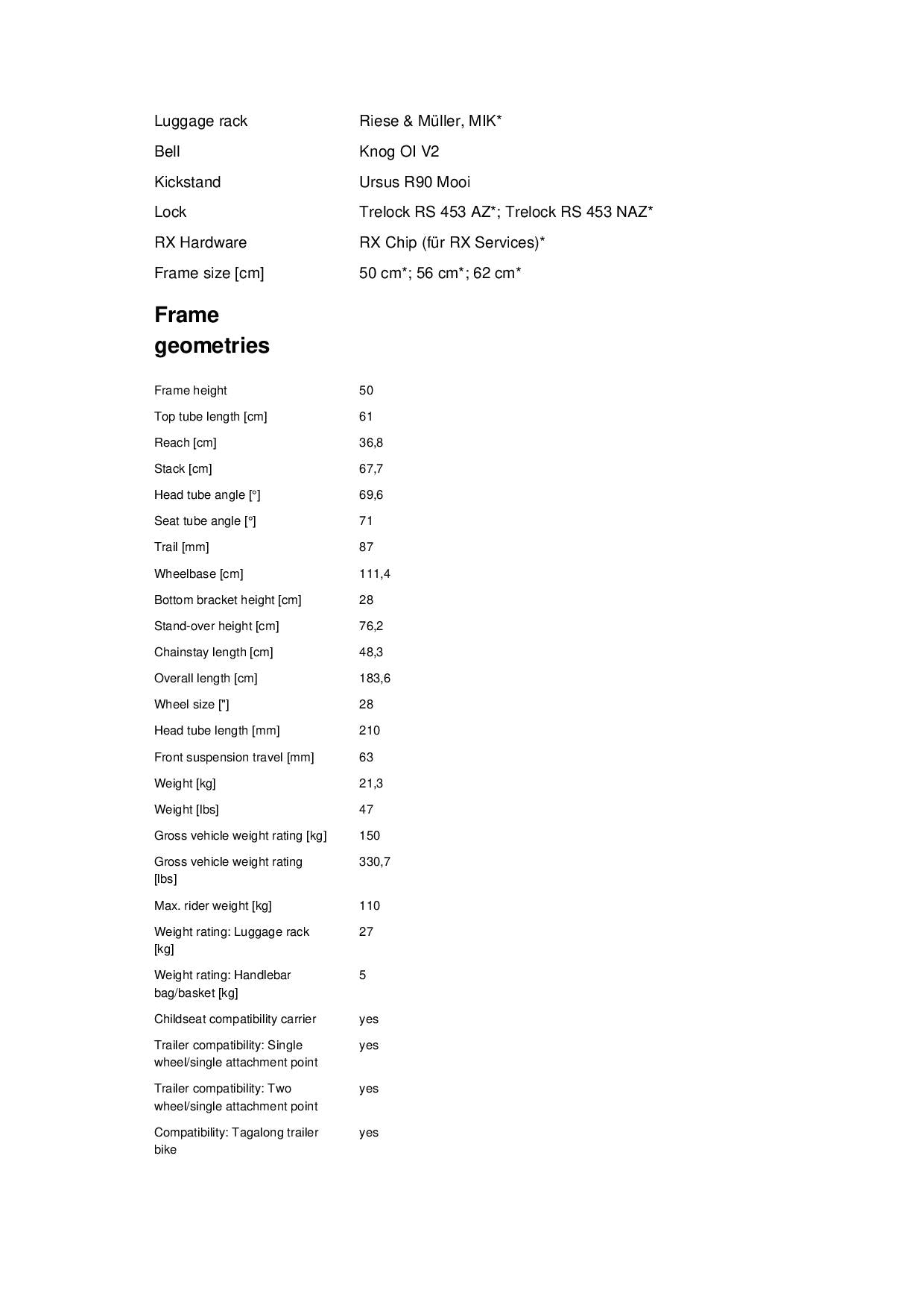 Riese and Muller Culture touring - denim - 50cm