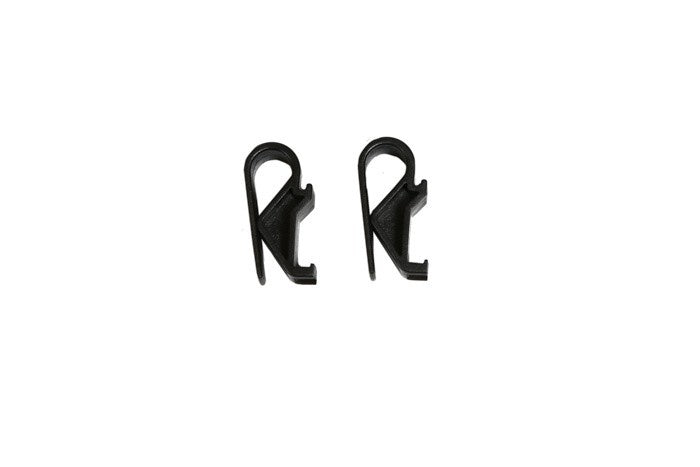 BASIL HOOK-ON SYSTEM HOOKS 2PC STANDARD 16MM ID BLACK