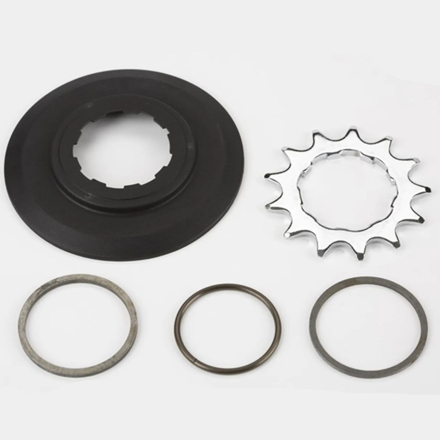 Brompton 3/32" 9 Spline Sprocket Set 13T incl chain guide disc