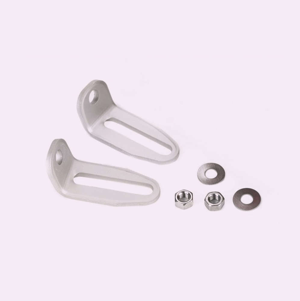 Replacement lamp bracket only - rear R version - silver