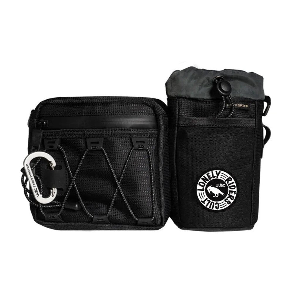 ULAC Dual Handlebar Bag Krosstrek 3.3L with Carabiner - Black