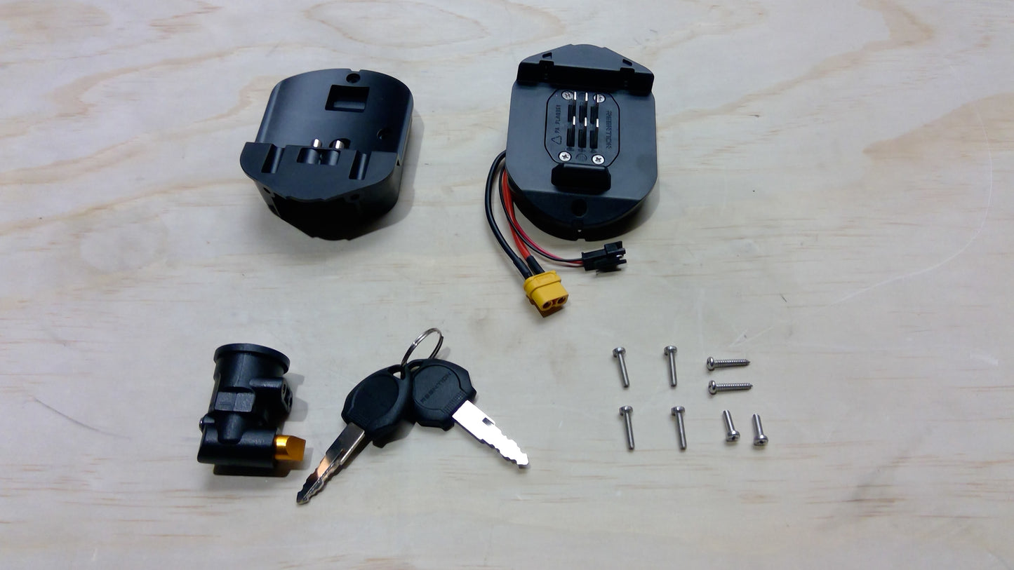 Lock, for Battery (Keys, Barrel, Brackets/plates) Cosmo
