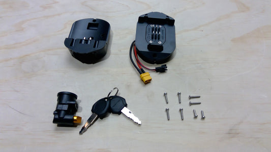 Lock, for Battery (Keys, Barrel, Brackets/plates) Cosmo