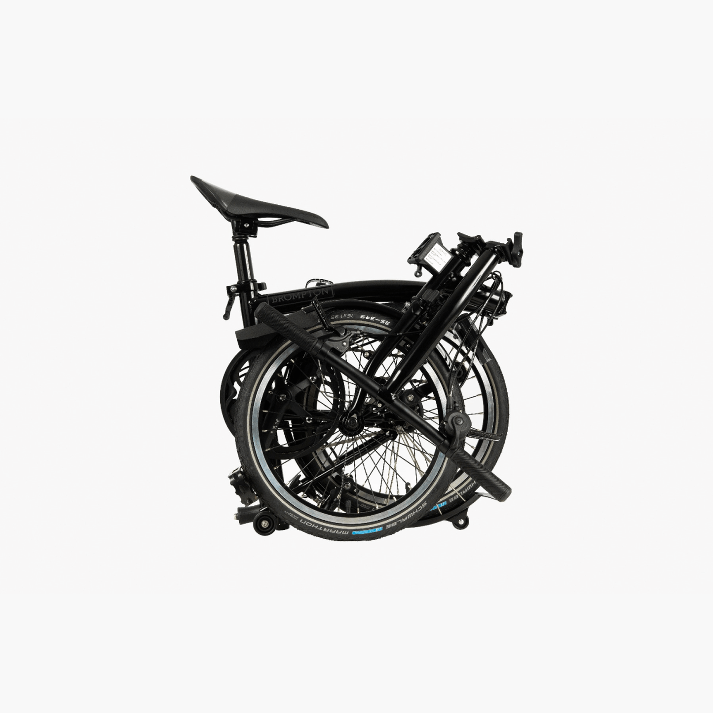 Brompton C Line Black Edition Urban - Low handlebar