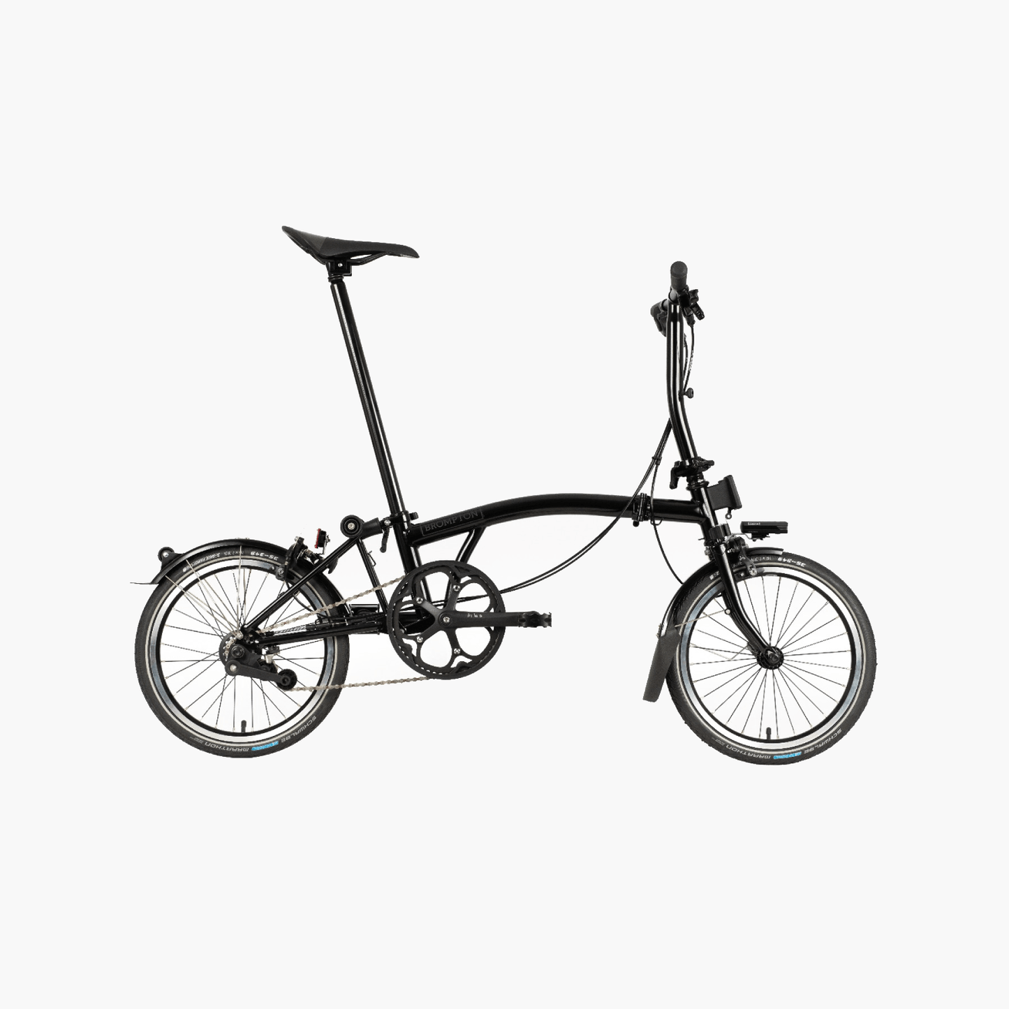 Brompton C Line Black Edition Urban - Low handlebar