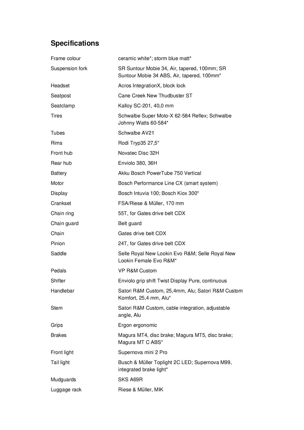 Riese and Muller Charger4 Mixte Vario - White Gloss - 49cm