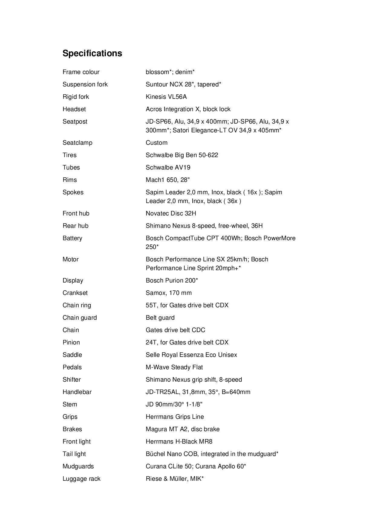 Riese and Muller Culture Mixte silent - denim - 56cm - suspension