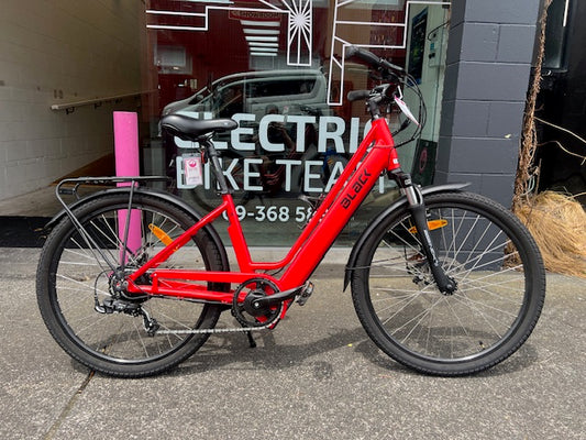 Black City electric bike - red - used