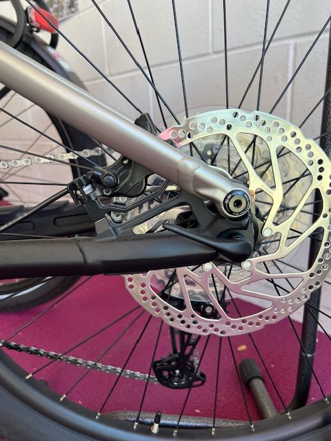 Merida kickstand for dual suspension EMTBs