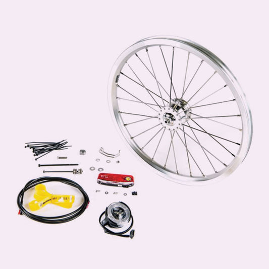 Brompton Shutter Precision Hub Dynamo Set