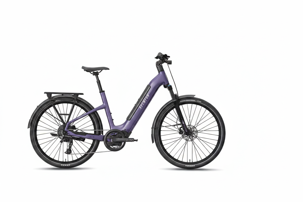 Aventon Trava Step-through - White Background
