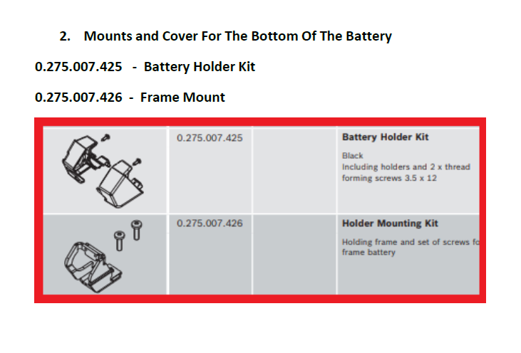 Benno Boost Dual Battery Set Up (excl. battery)