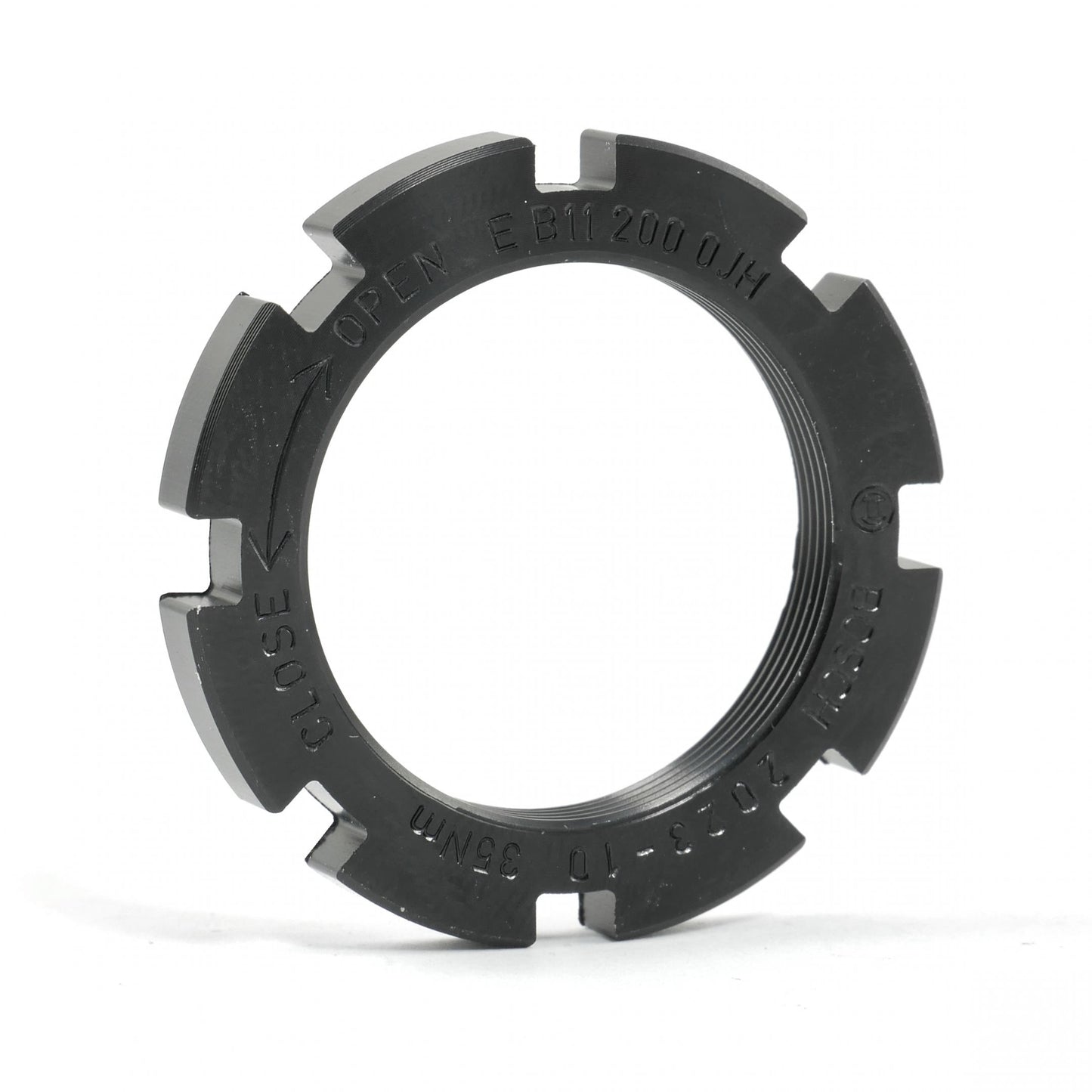Bosch lockring, black, Gen 4, O ring also required