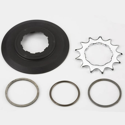 Brompton 3/32" 9 Spline Sprocket Set 13T incl chain guide disc