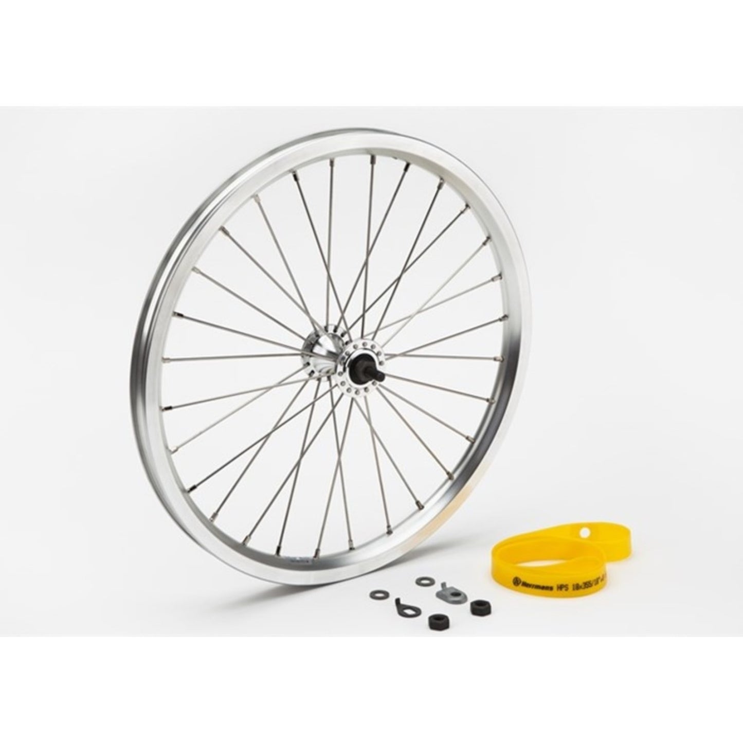 Brompton Front Wheel Radial Lacing incl. fittings