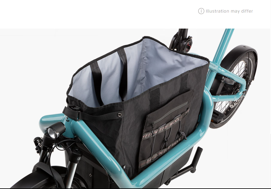 Riese and Muller Carrie Vario 725Wh - Shadow - Flex Box + Cargo Bag