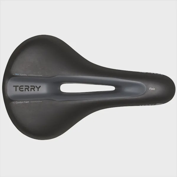 terry saddle fisio men's black touring comfort
