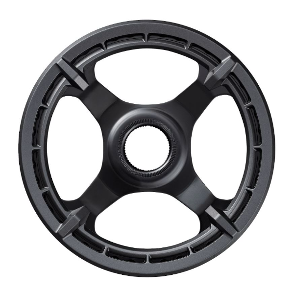 Chainring with guard for Shimano e-bike motors