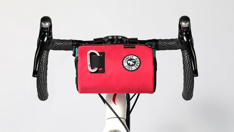 ULAC Handlebar Bag Neo Porter Coursier 2.7L with carabiner - pink/teal